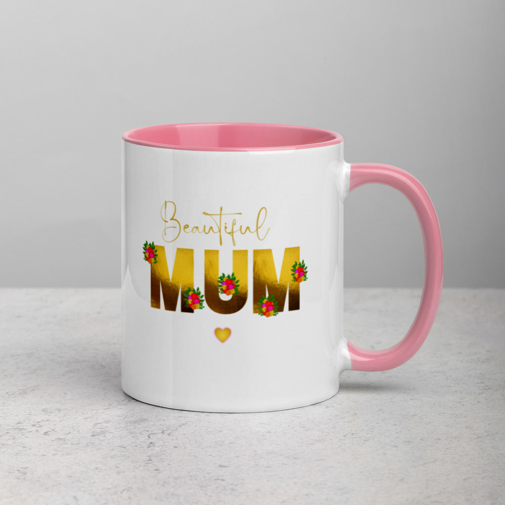 Mothers Day Presents - Mug Beautiful Mom Mum
