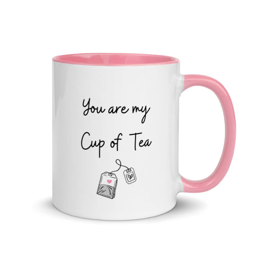 You're My Cup Of Tea Mug, Gift For Tea Lovers, Friends, Employees, Birthday Present, Tea Lover Mug, funny Tea Gift, Gifts for Him, Gifts For Her, Boyfriend, Girlfriend Gift, Two Tone Funny Mug, Coffee Mug