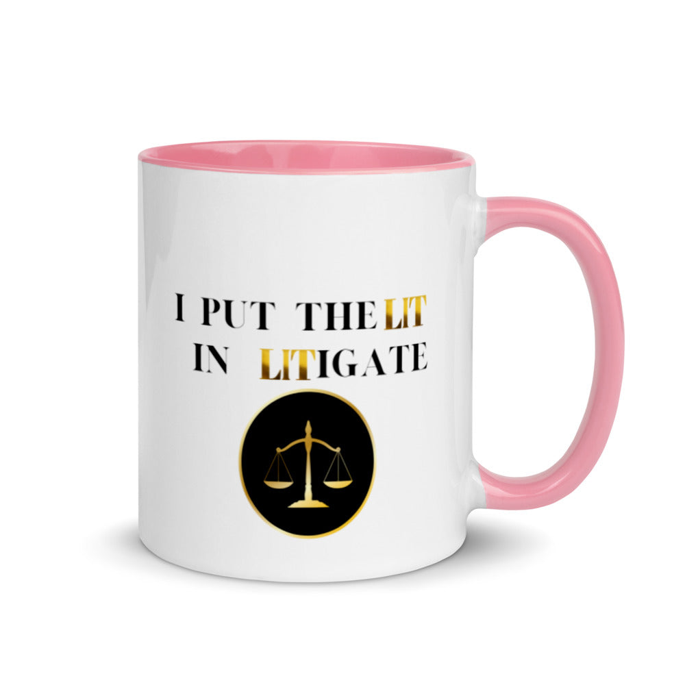 Lawyer Coffee Mug, I Put The Lit In Litigate, Ideal Gift For, Lawyer, Future Lawyer, Litigation, Litigator