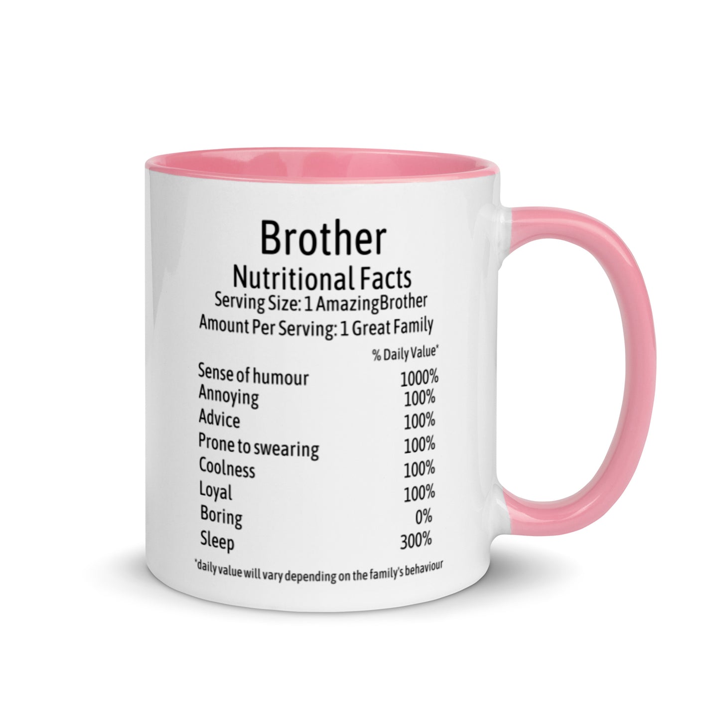 Brother Mug with Color Inside
