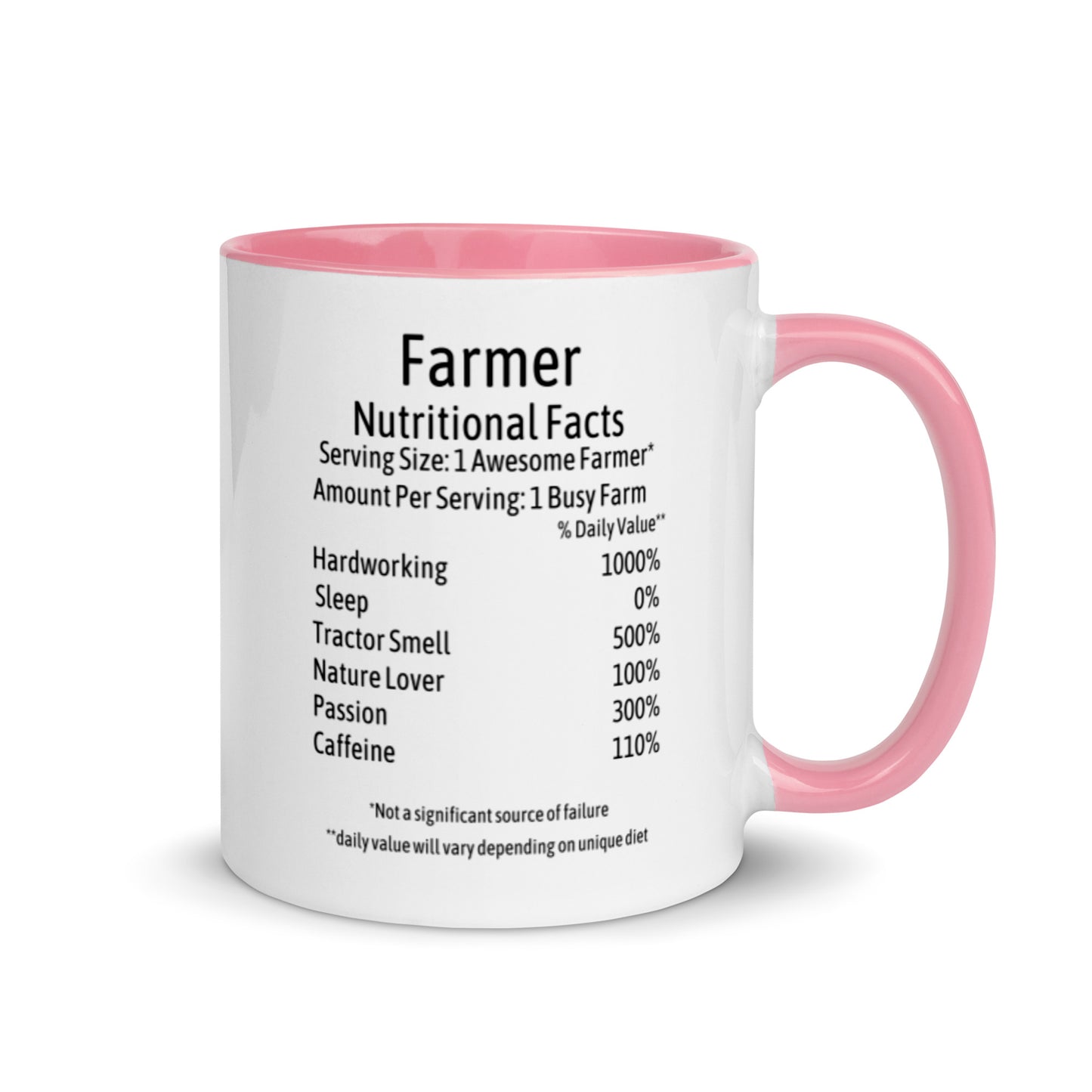 Farmer Mug with Color Inside