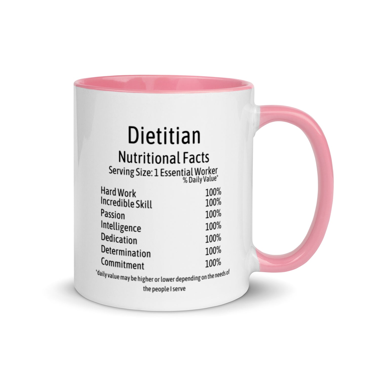 Dietitian Mug with Color Inside
