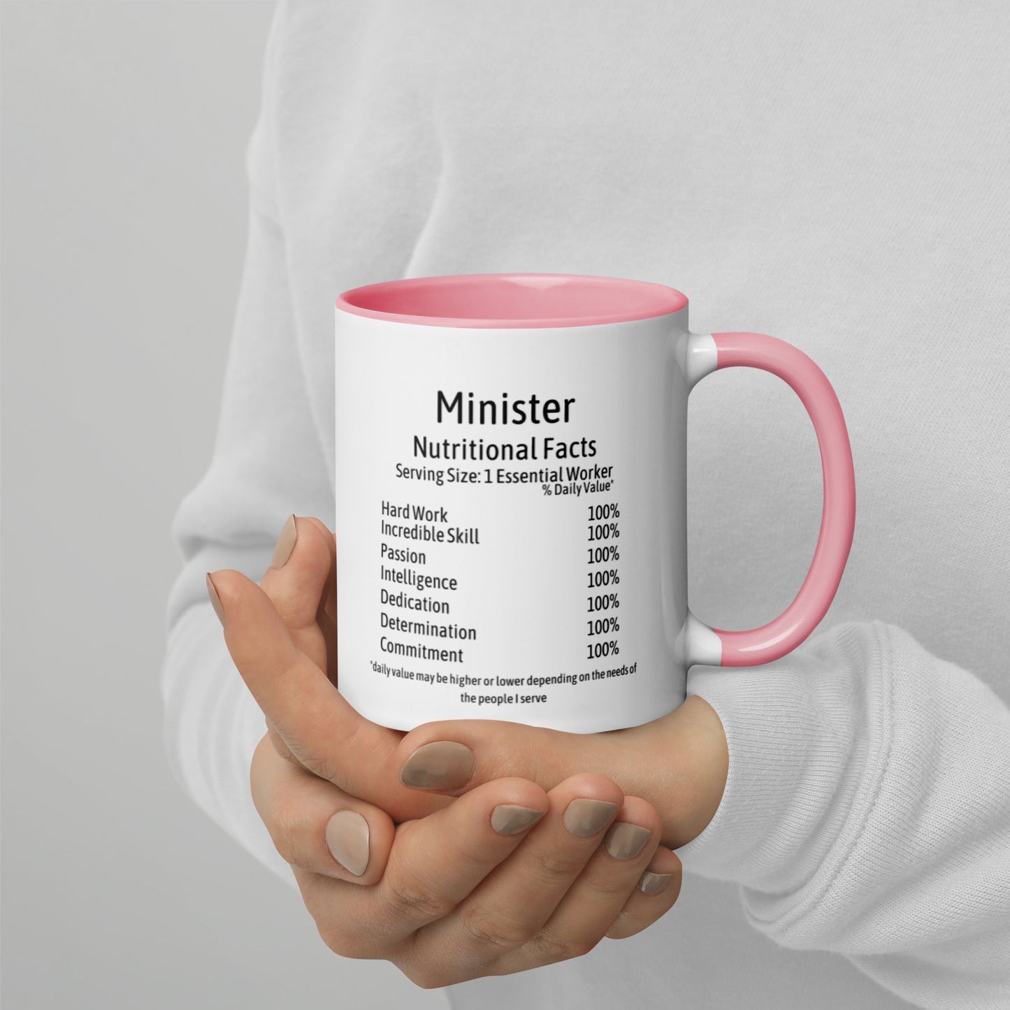 Minister Mug with Color Inside