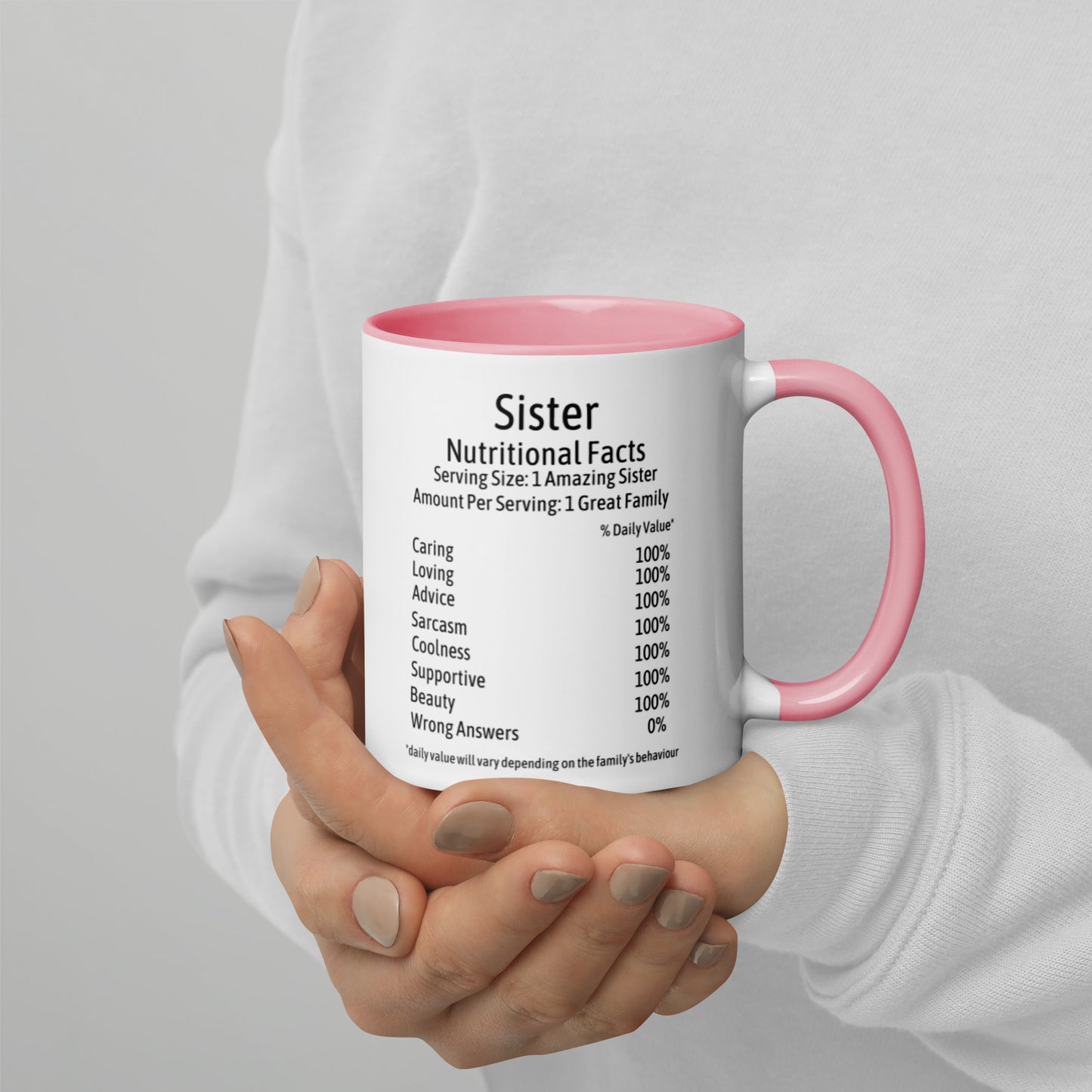 Sister Mug with Color Inside