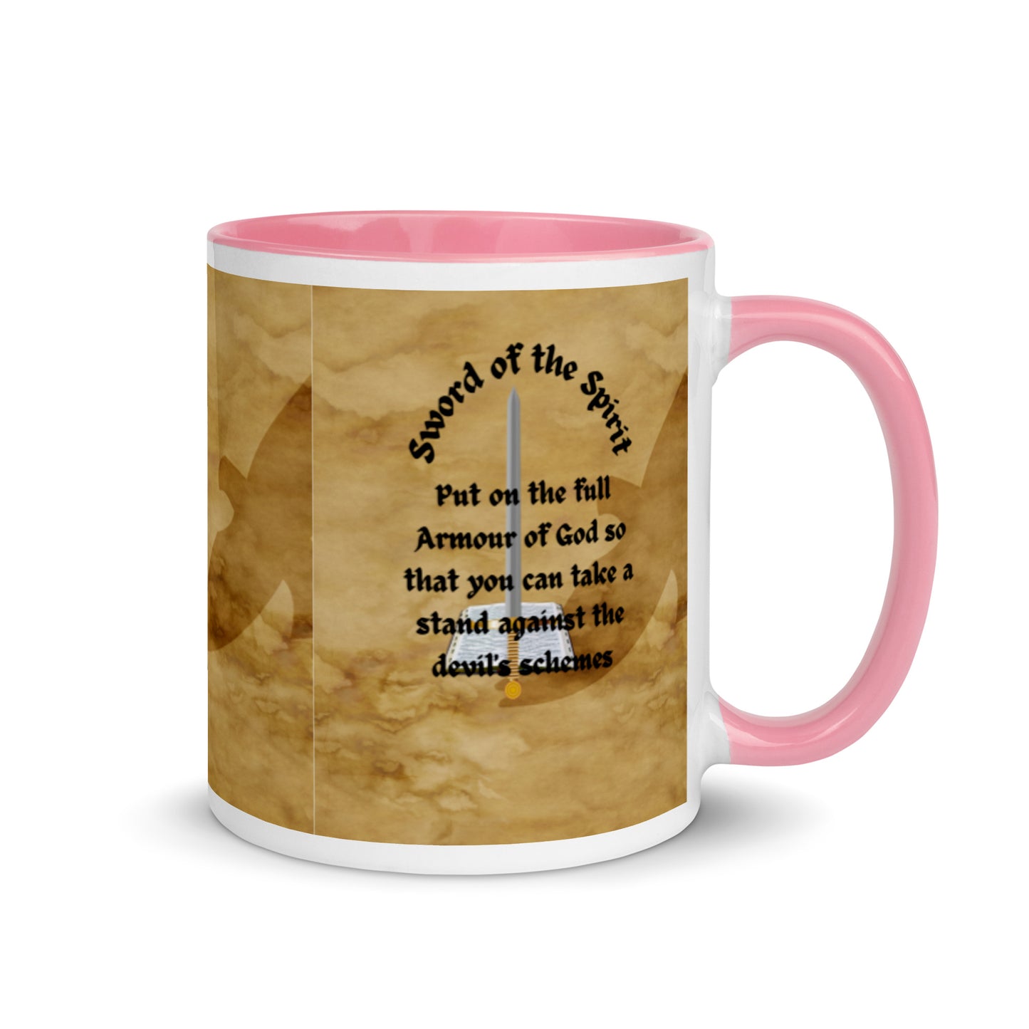 Ephesians 6:11-17 Mug with Color Inside, Put On The Full Armour