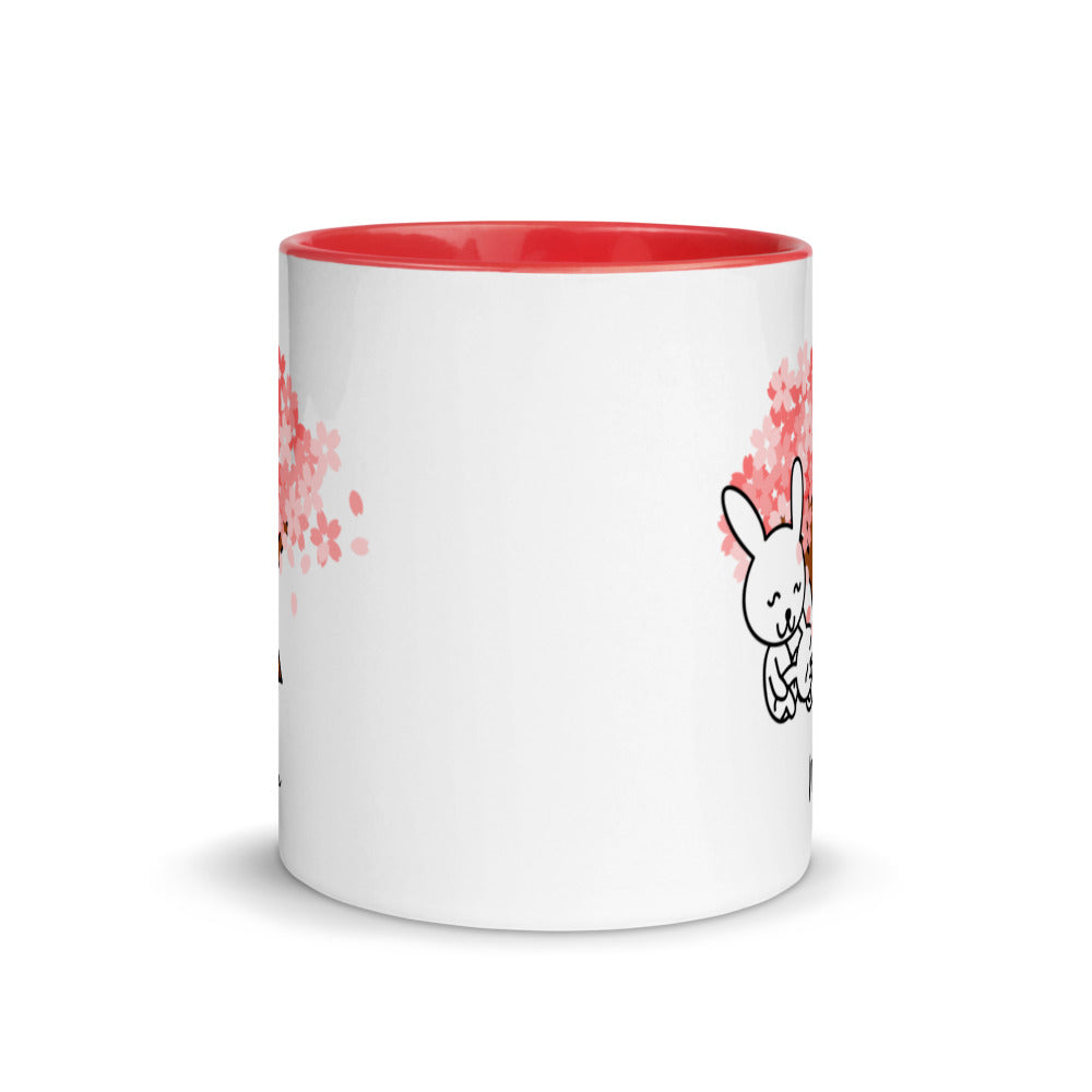 Mother Gift - Personalised Cherry Blossom & Bunny Mug