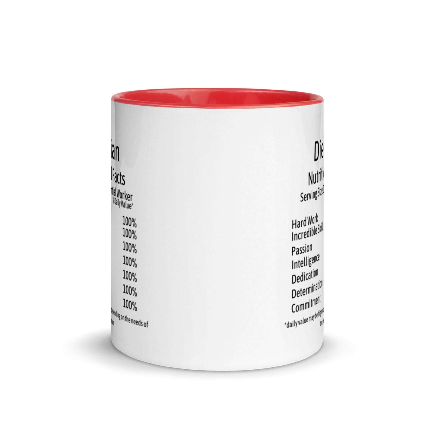 Dietitian Mug with Color Inside