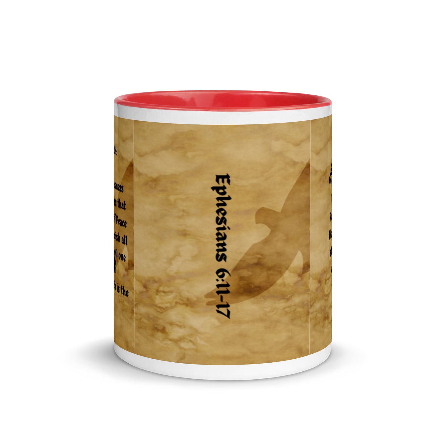 Ephesians 6:11-17 Mug with Color Inside, Put On The Full Armour