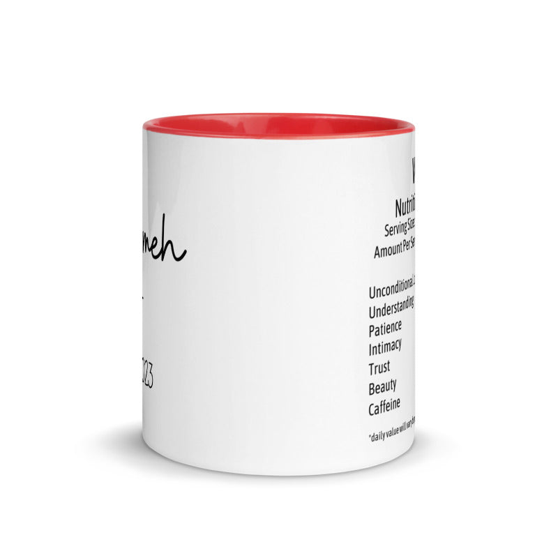Personalised Mrs Mug Two Tone