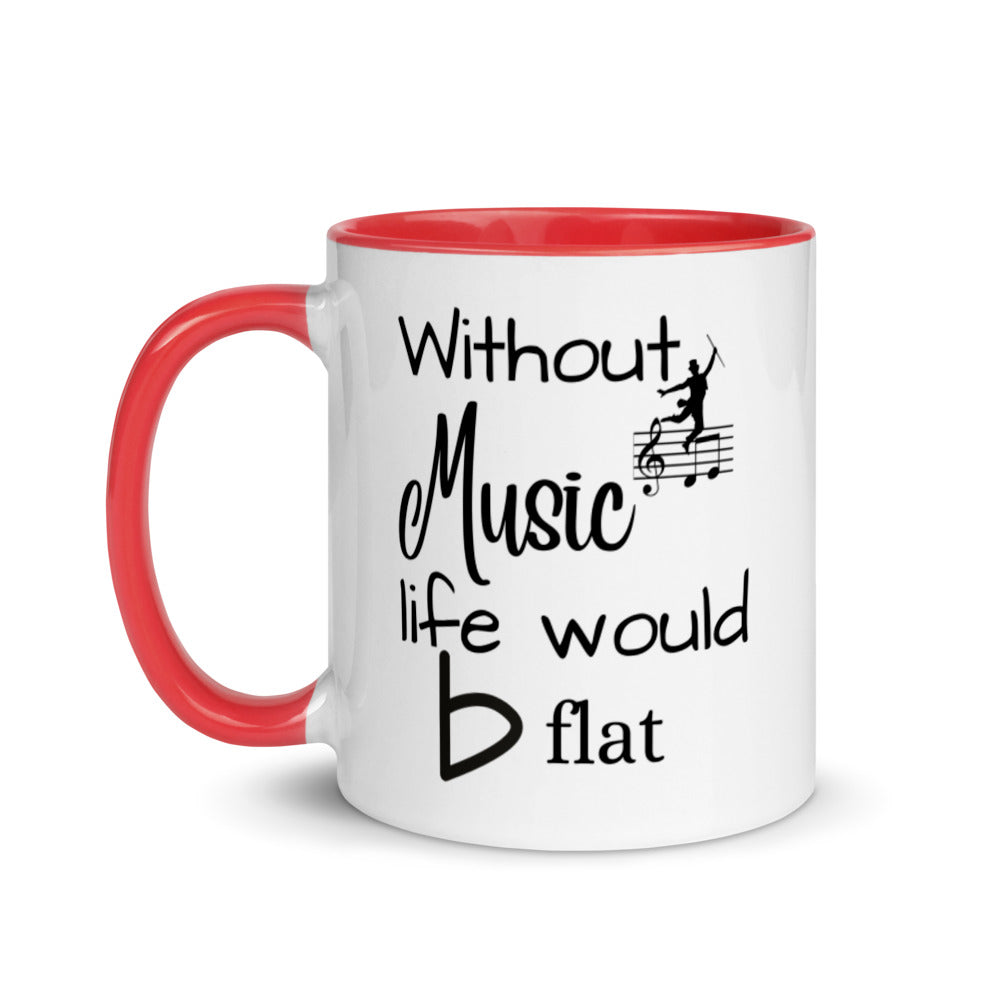 Musician Gift - Without Music Life Would B Flat