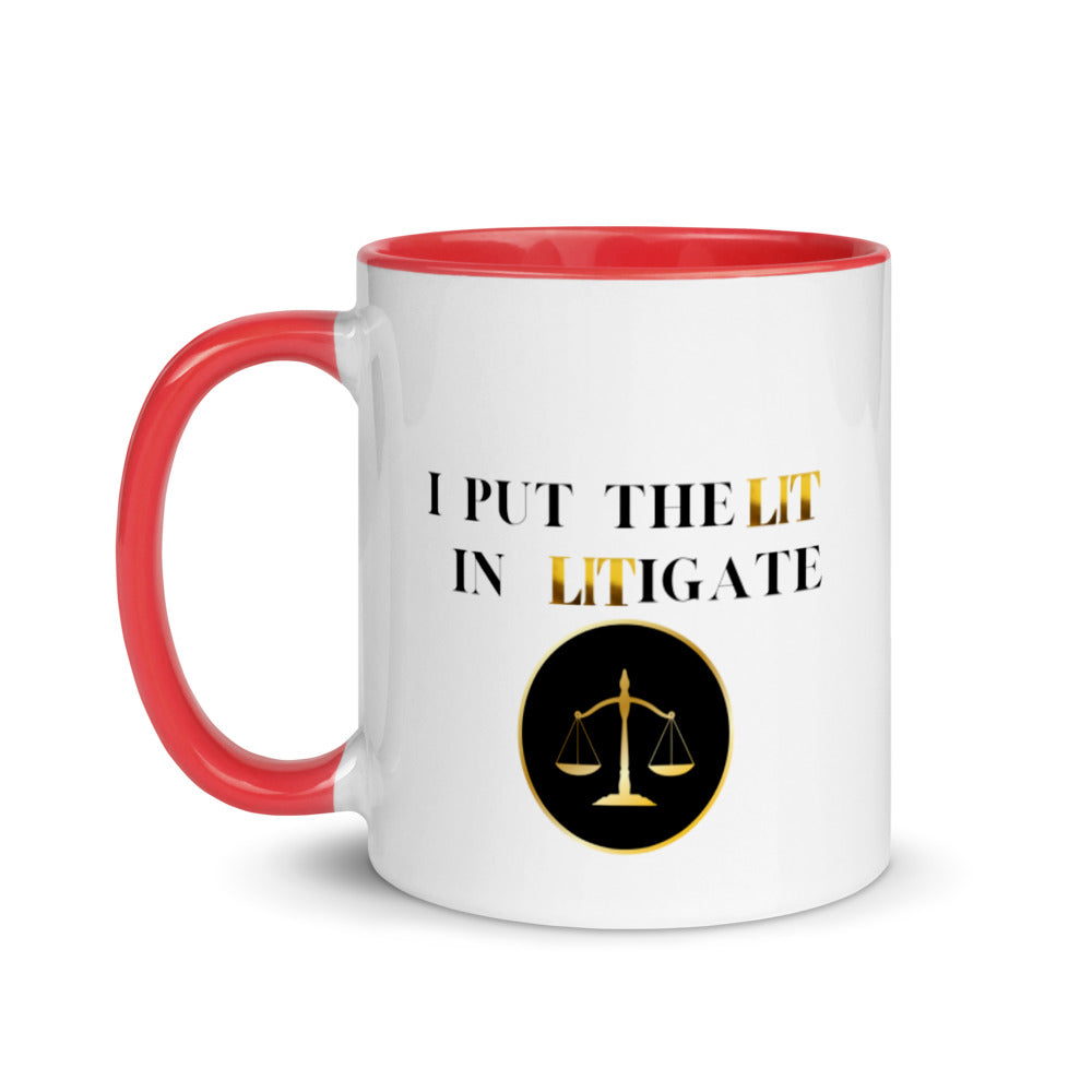 Lawyer Coffee Mug, I Put The Lit In Litigate, Ideal Gift For, Lawyer, Future Lawyer, Litigation, Litigator
