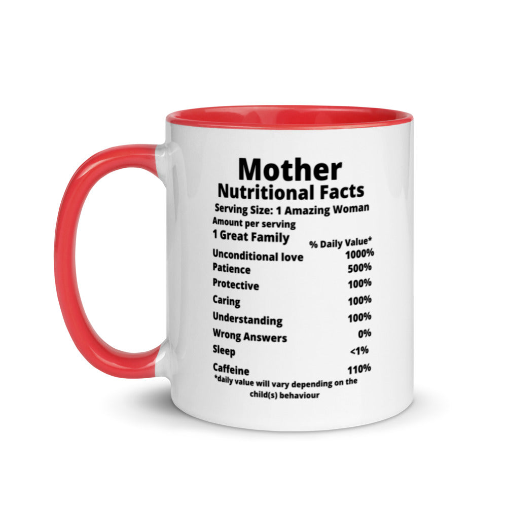 Mother Gift - Mother Mug With Nutritional Facts