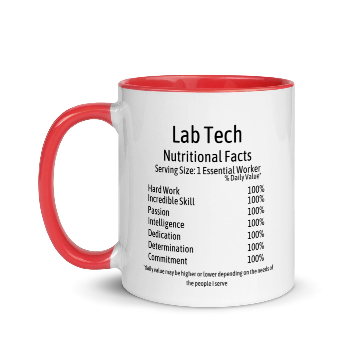 Lab Technician Mug with Color Inside