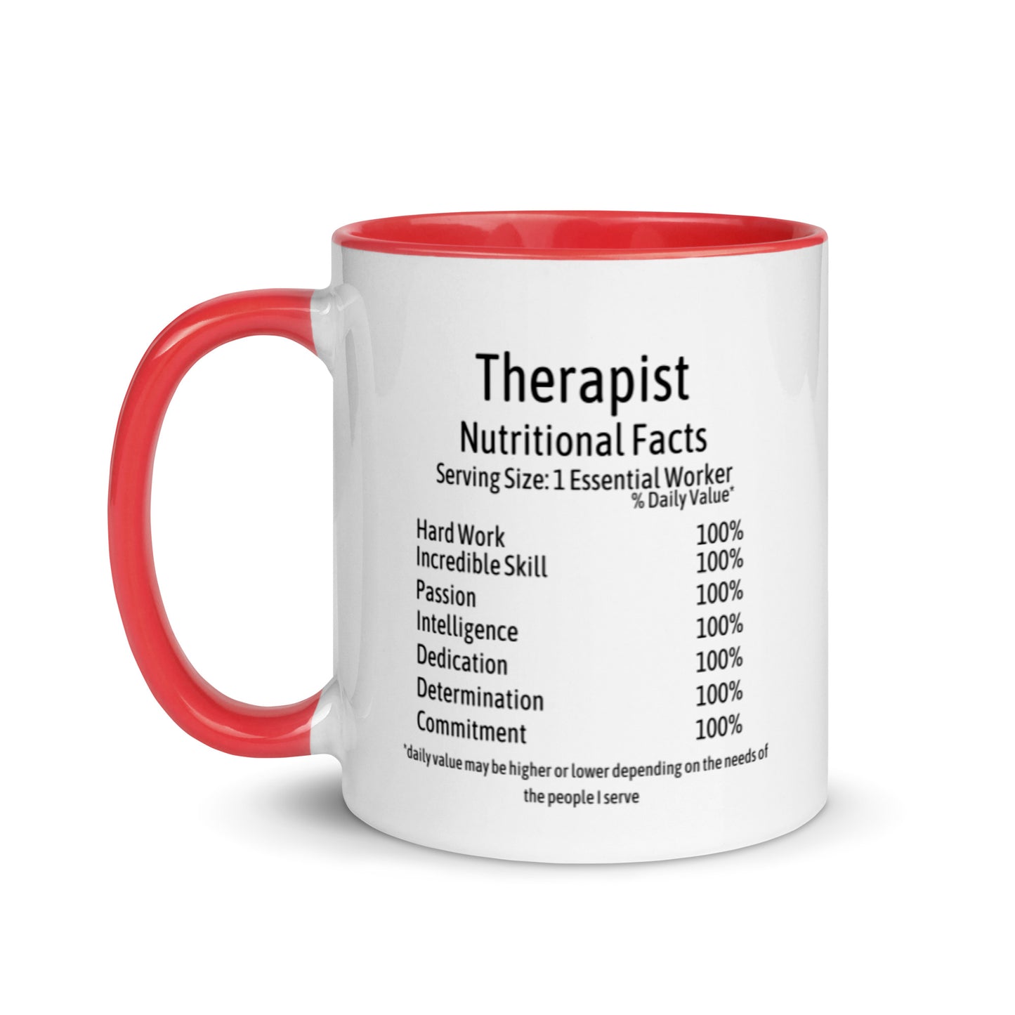 Therapist Mug with Color Inside