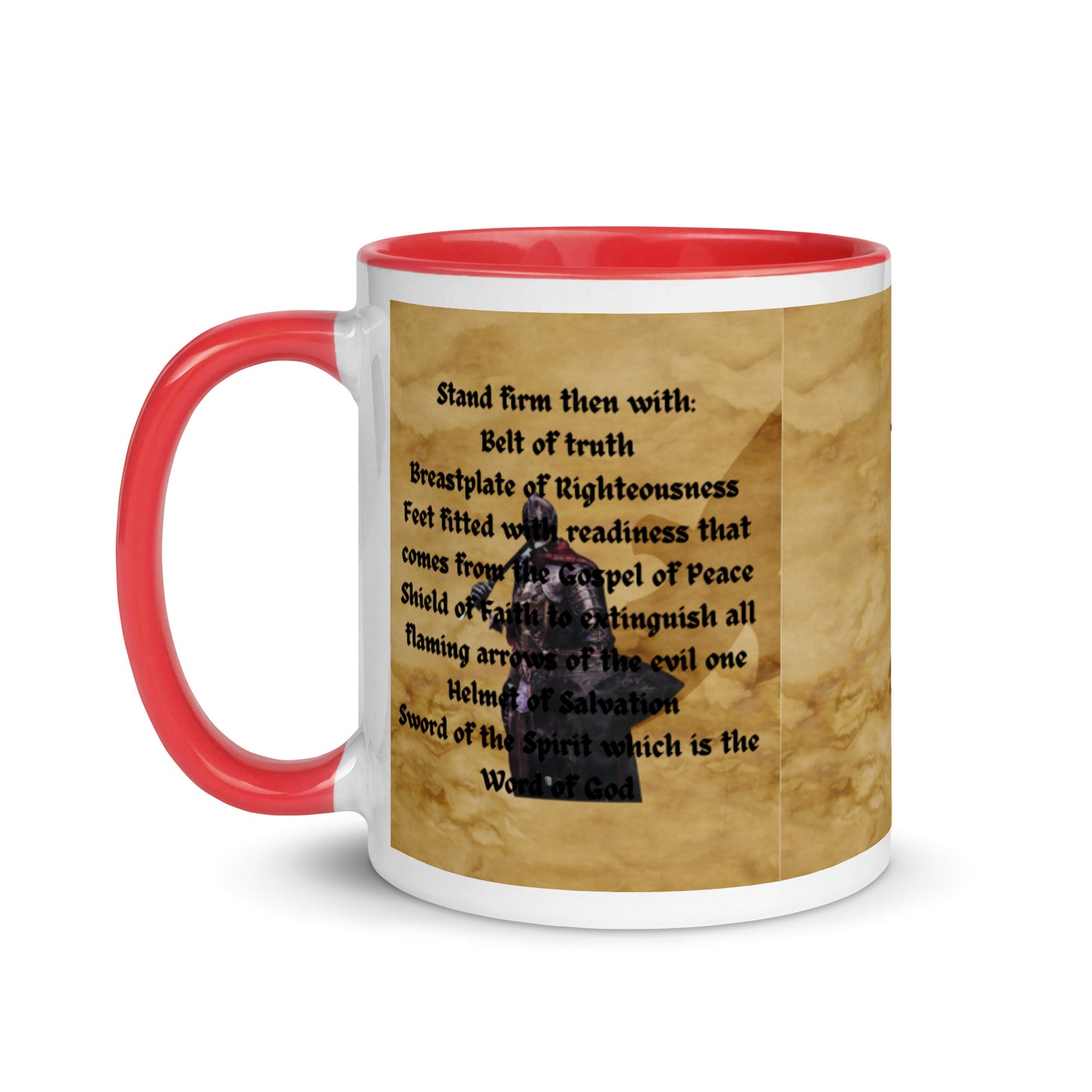 Ephesians 6:11-17 Mug with Color Inside, Put On The Full Armour
