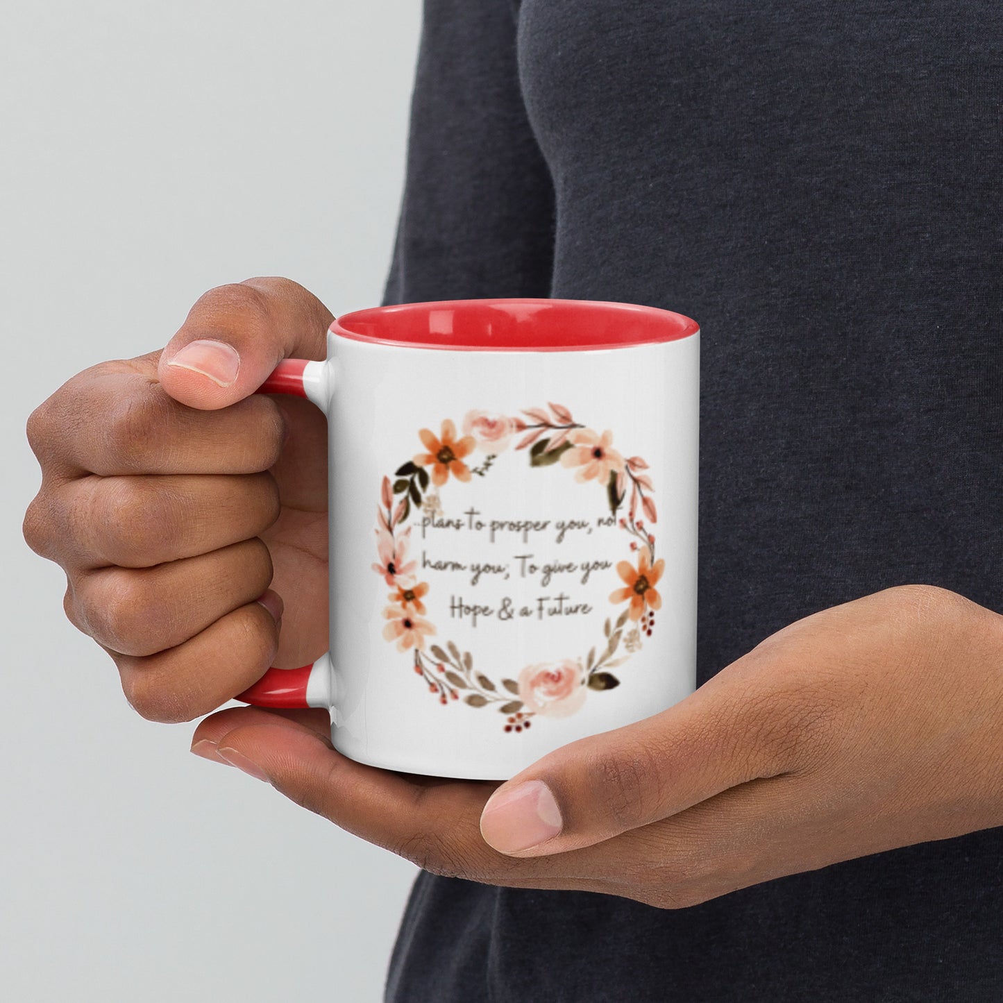 Jeremiah 29:11 Mug With Color Inside, For I Know The Plans I Have For You