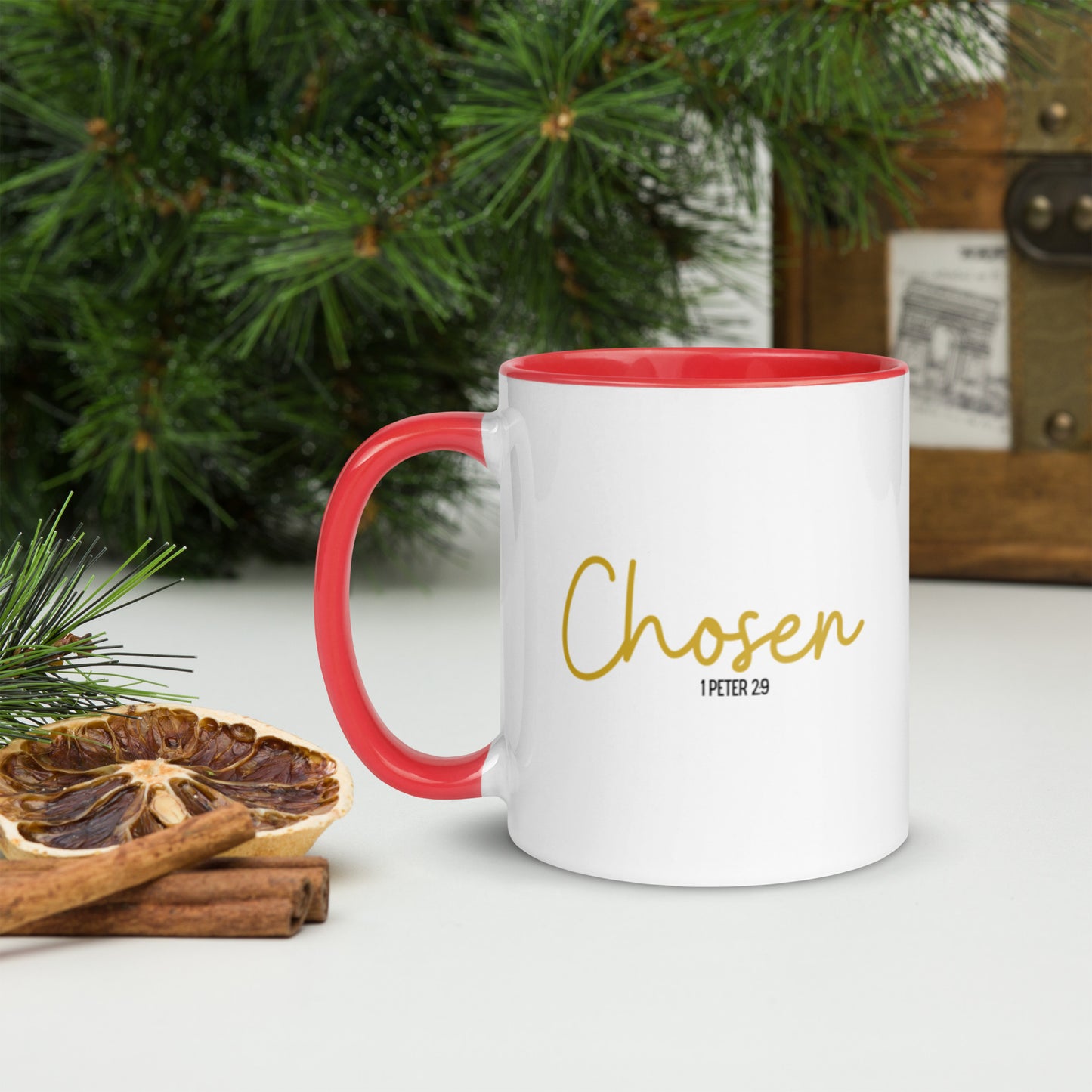 Chosen Mug with Color Inside 1 Peter 2:9