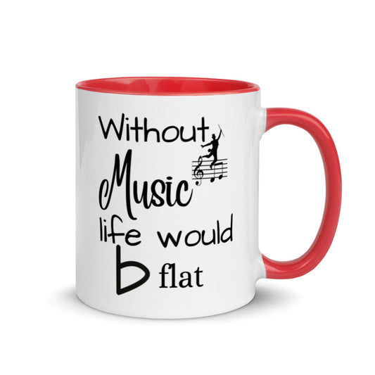 Musician Gift - Without Music Life Would B Flat
