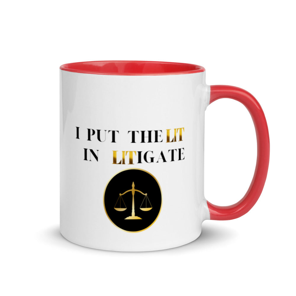 Lawyer Coffee Mug, I Put The Lit In Litigate, Ideal Gift For, Lawyer, Future Lawyer, Litigation, Litigator