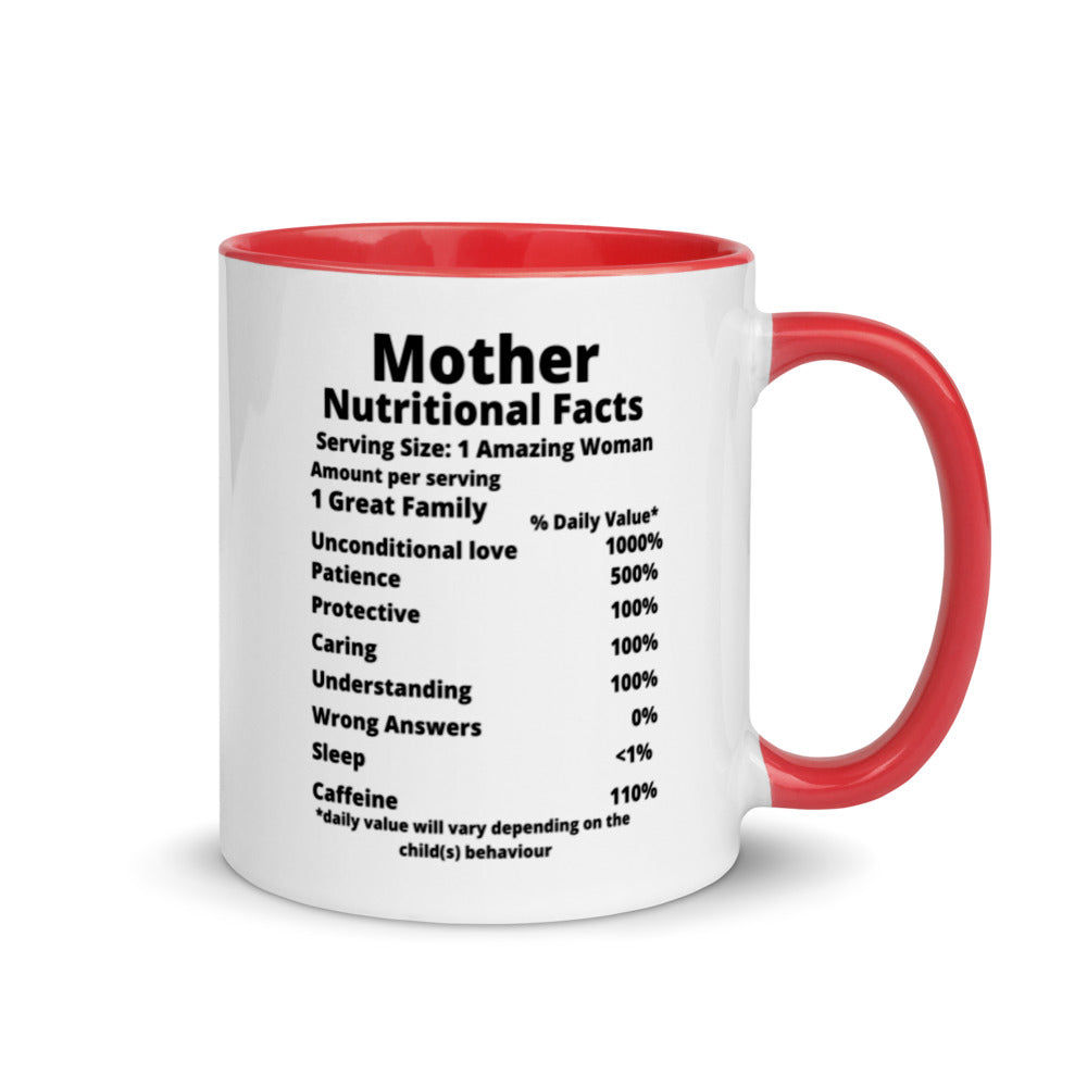 Mother Gift - Mother Mug With Nutritional Facts