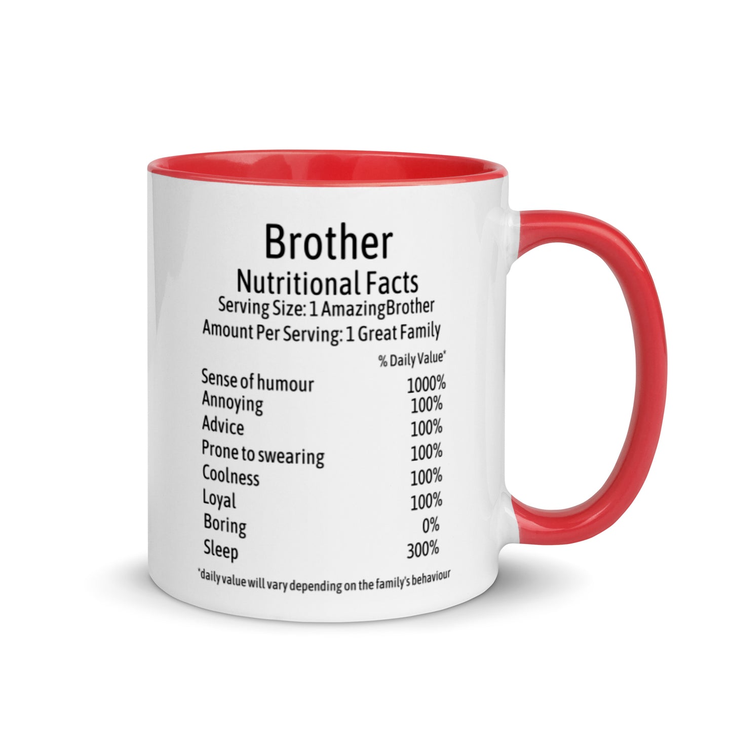 Brother Mug with Color Inside
