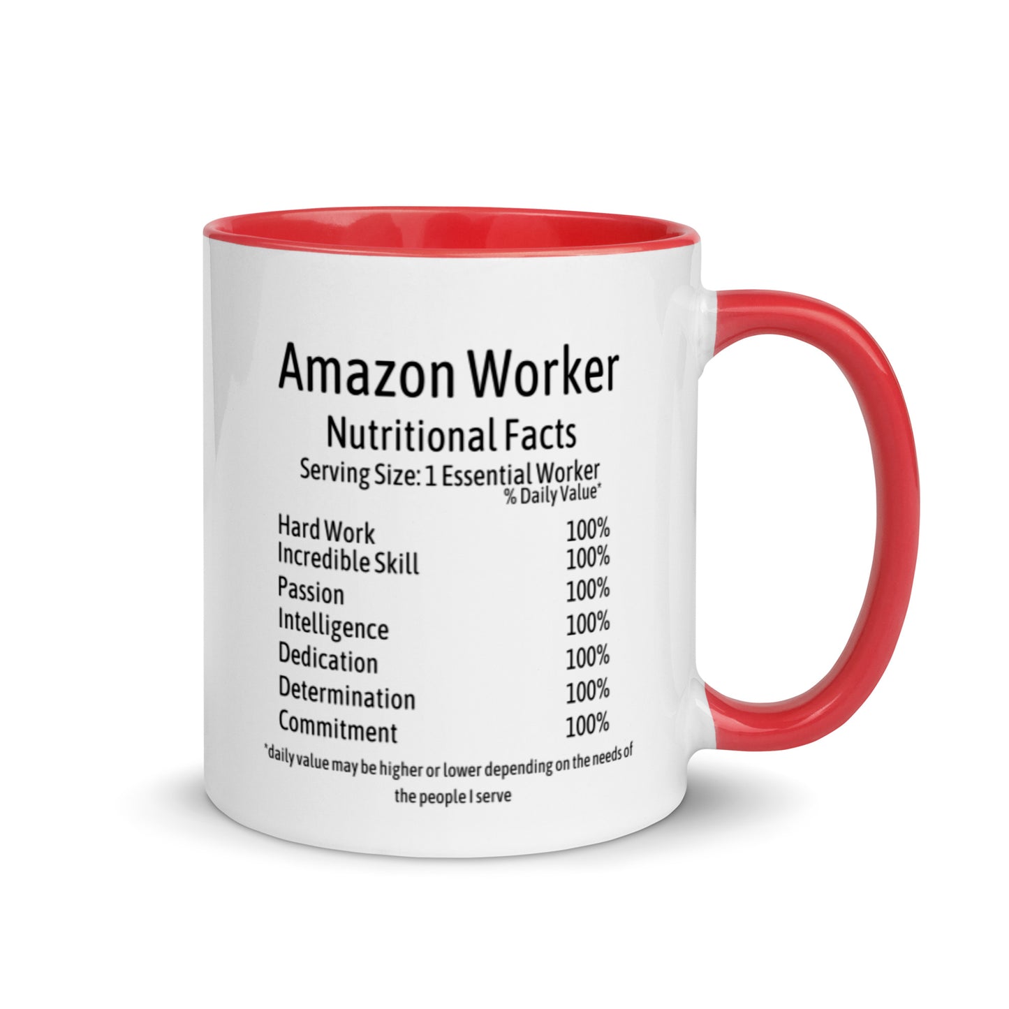 Amazon Worker Mug with Color Inside