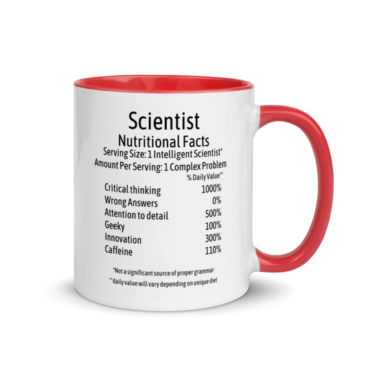 Scientist Mug with Color Inside