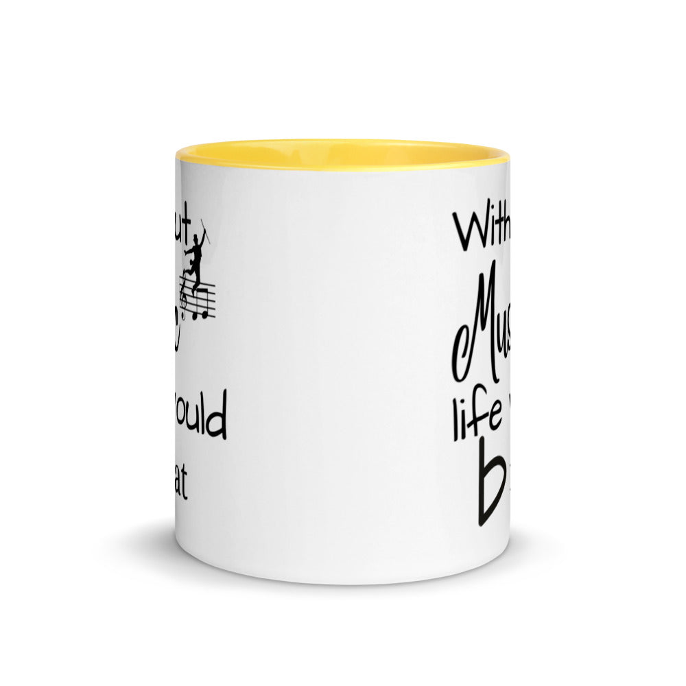 Musician Gift - Without Music Life Would B Flat