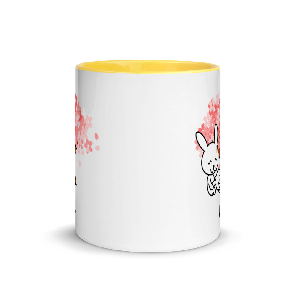 Mother Gift - Personalised Cherry Blossom & Bunny Mug