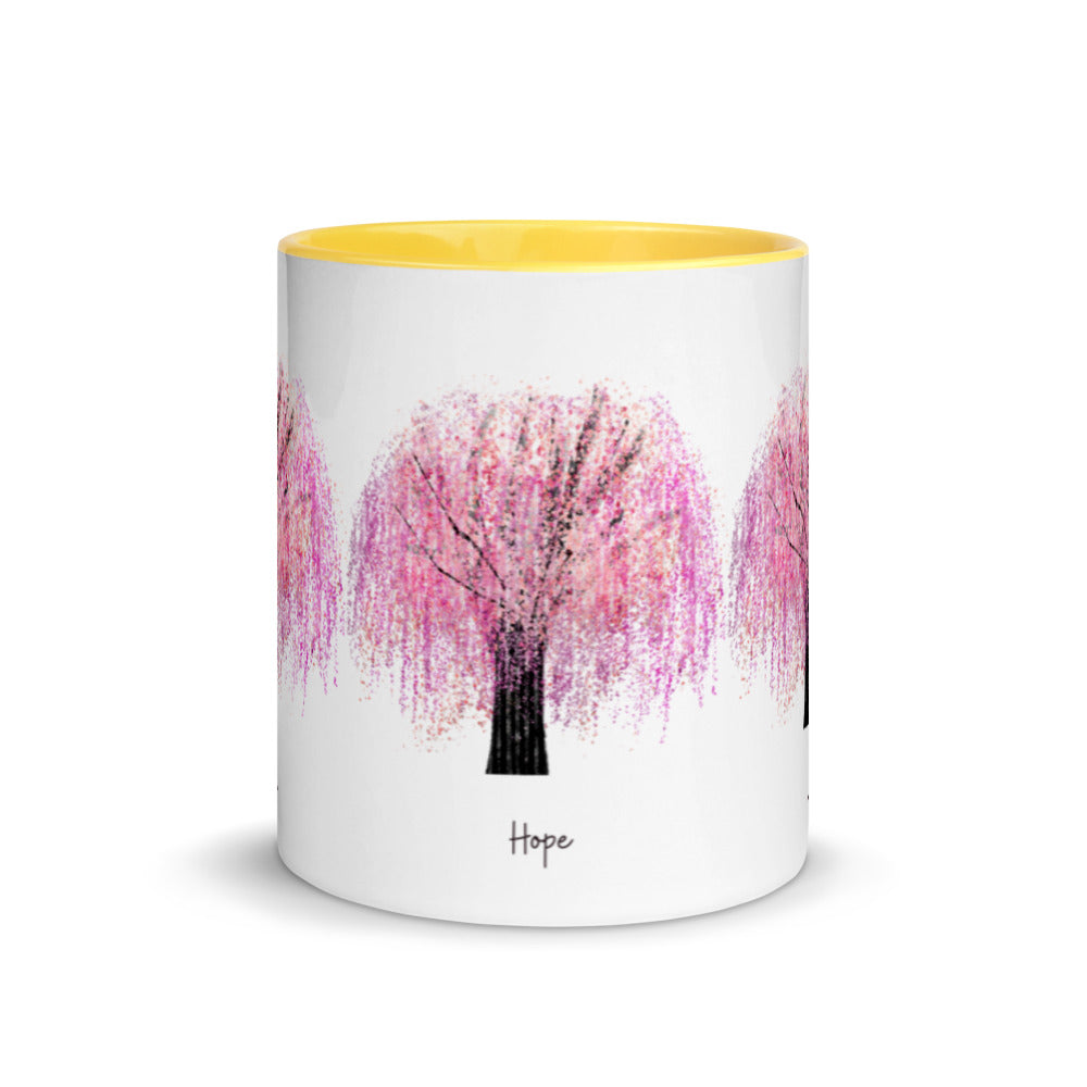 Cherry Blossom Gift - Faith Hope Love Mug