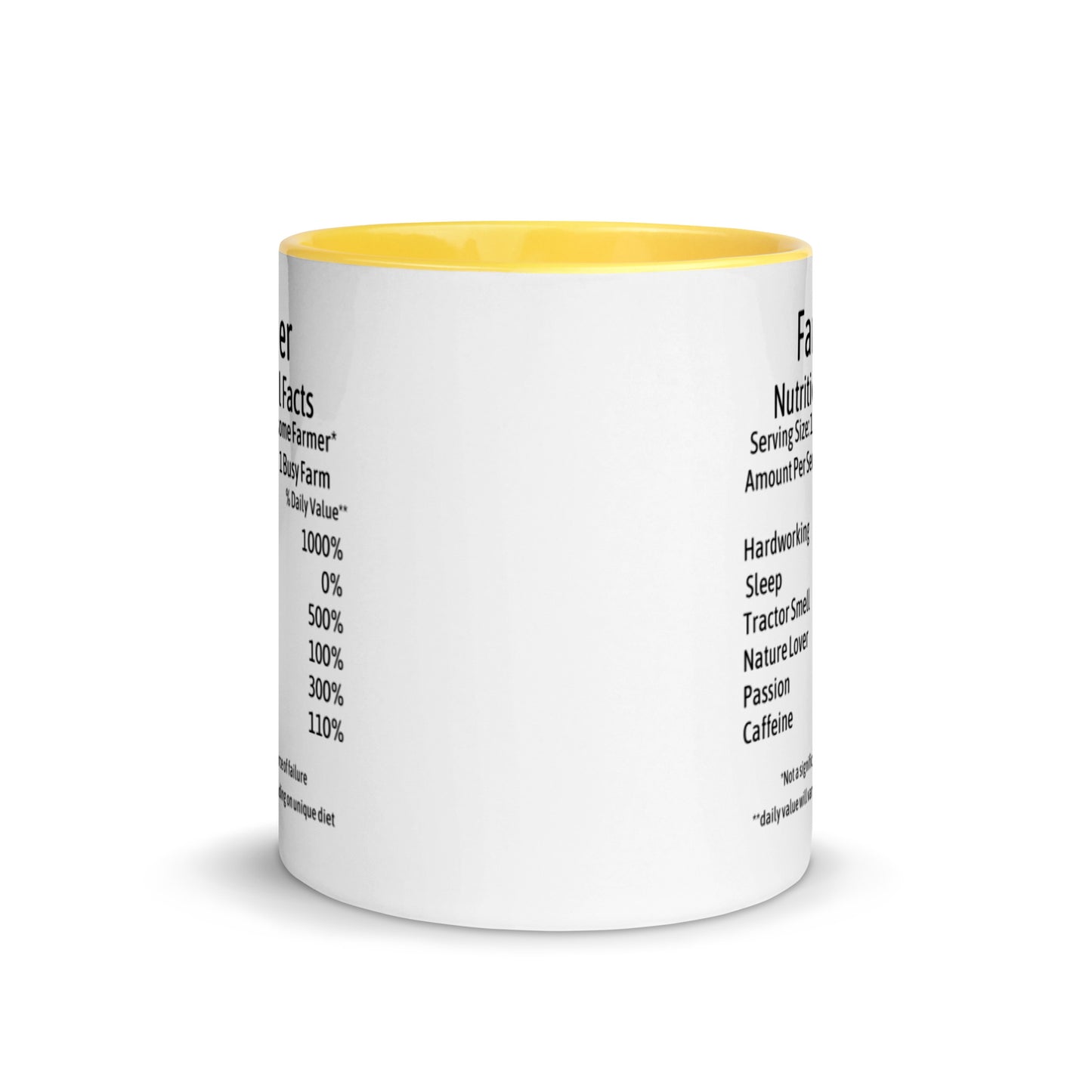 Farmer Mug with Color Inside