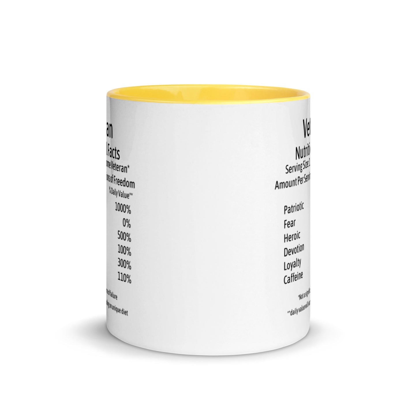 Veteran Mug with Color Inside
