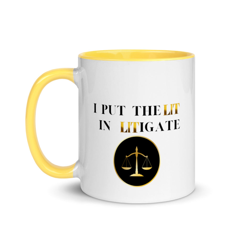 Lawyer Coffee Mug, I Put The Lit In Litigate, Ideal Gift For, Lawyer, Future Lawyer, Litigation, Litigator