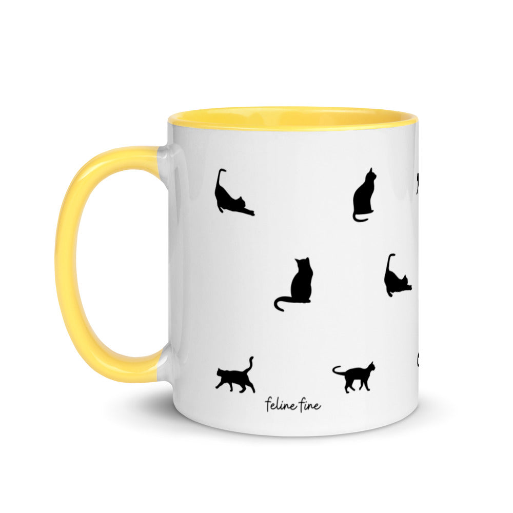Cat Gift - Black Cat Mug With Pun