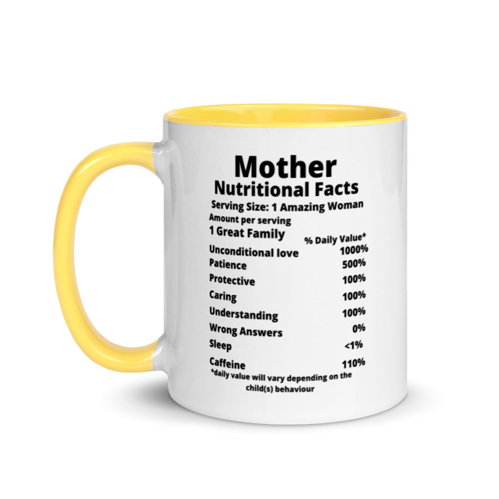 Mother Gift - Mother Mug With Nutritional Facts