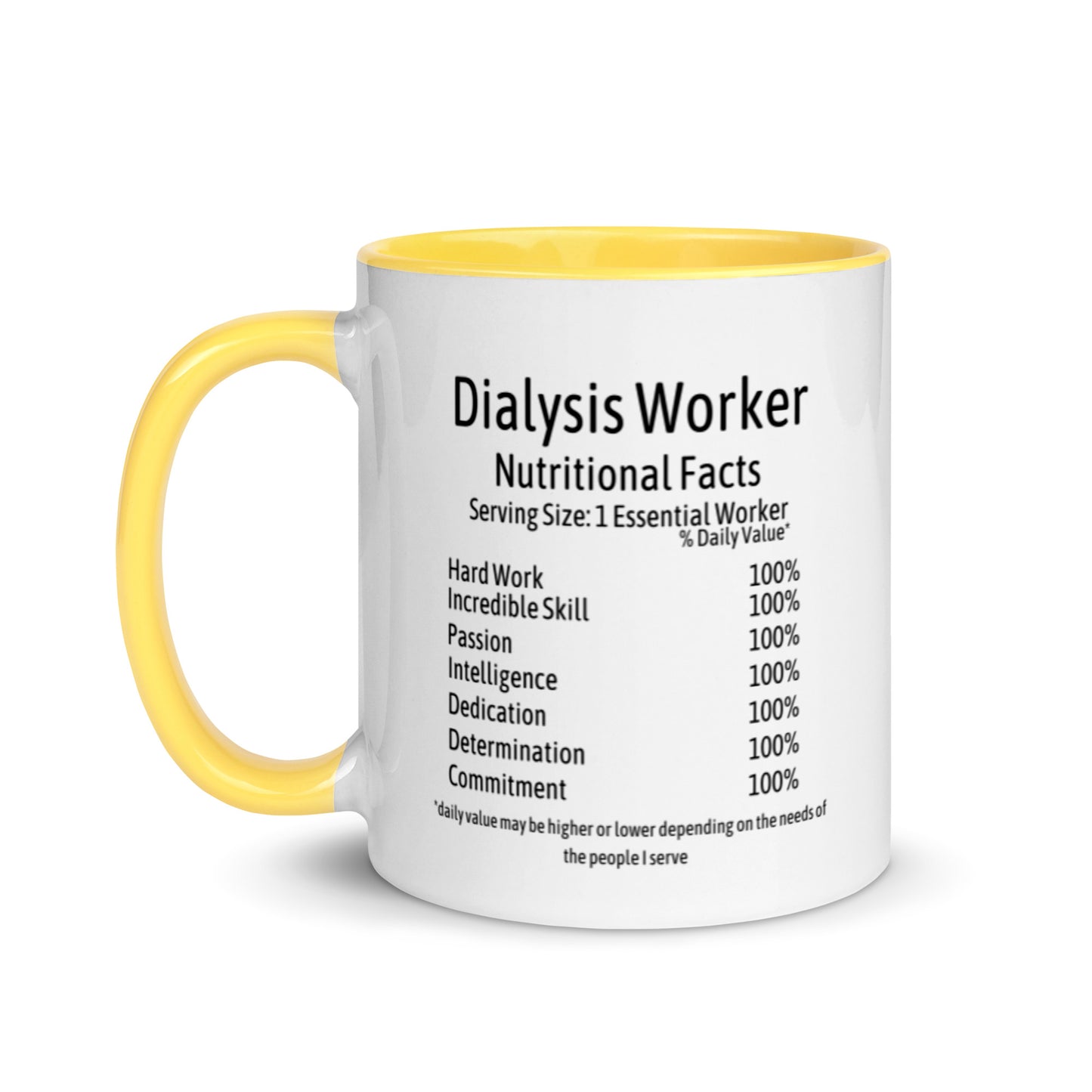 Dialysis Worker Mug with Color Inside