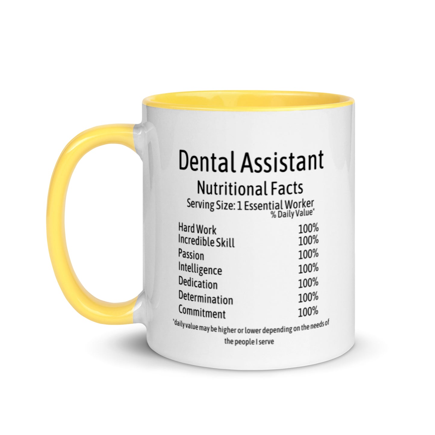 Dental Assistant Mug with Color Inside