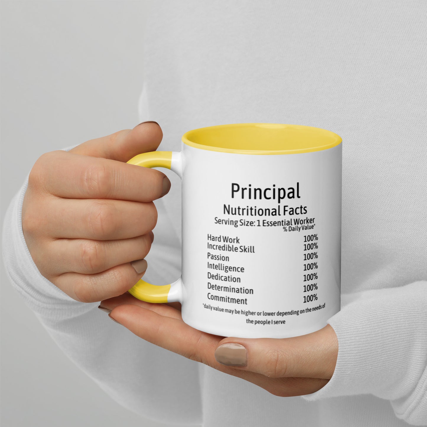 Principal Mug with Color Inside