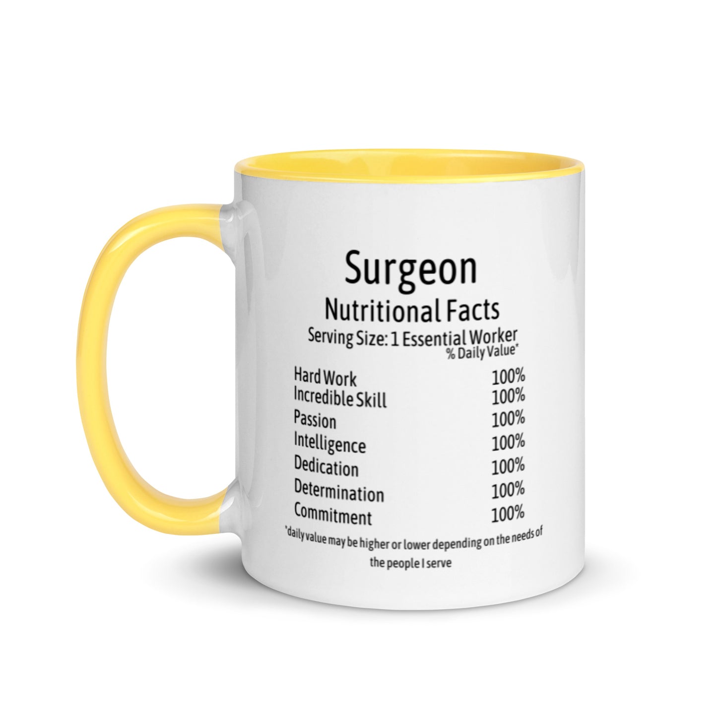 Surgeon Mug with Color Inside