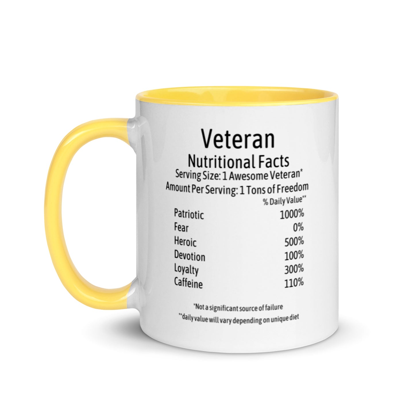 Veteran Mug with Color Inside