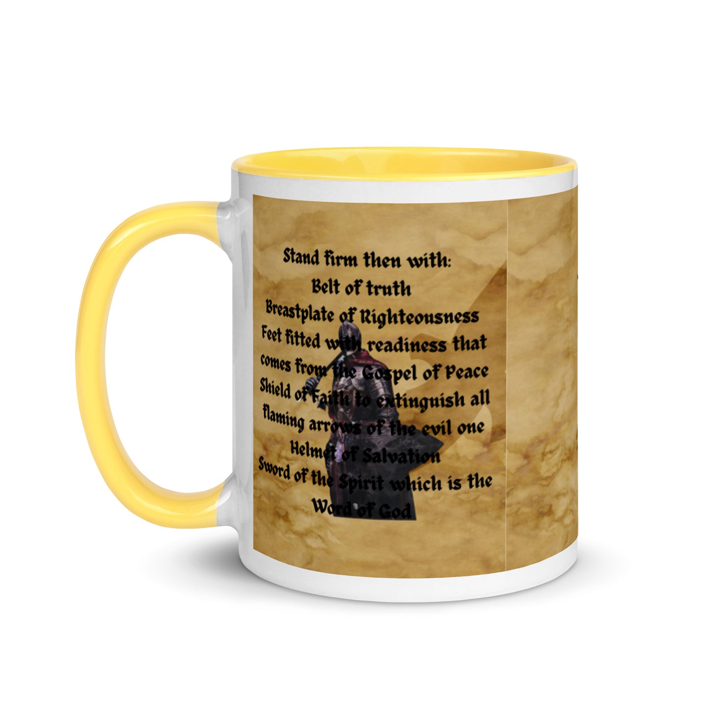 Ephesians 6:11-17 Mug with Color Inside, Put On The Full Armour