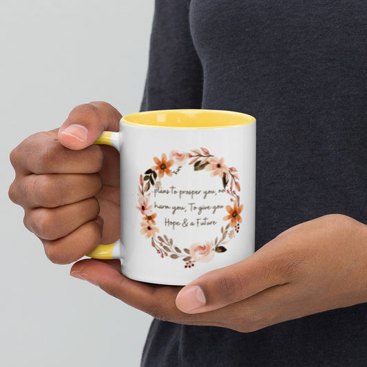 Jeremiah 29:11 Mug With Color Inside, For I Know The Plans I Have For You