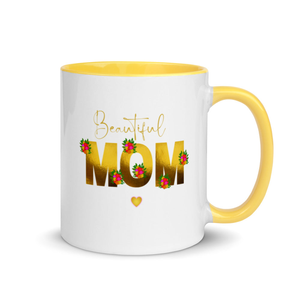 Mothers Day Presents - Mug Beautiful Mom Mum