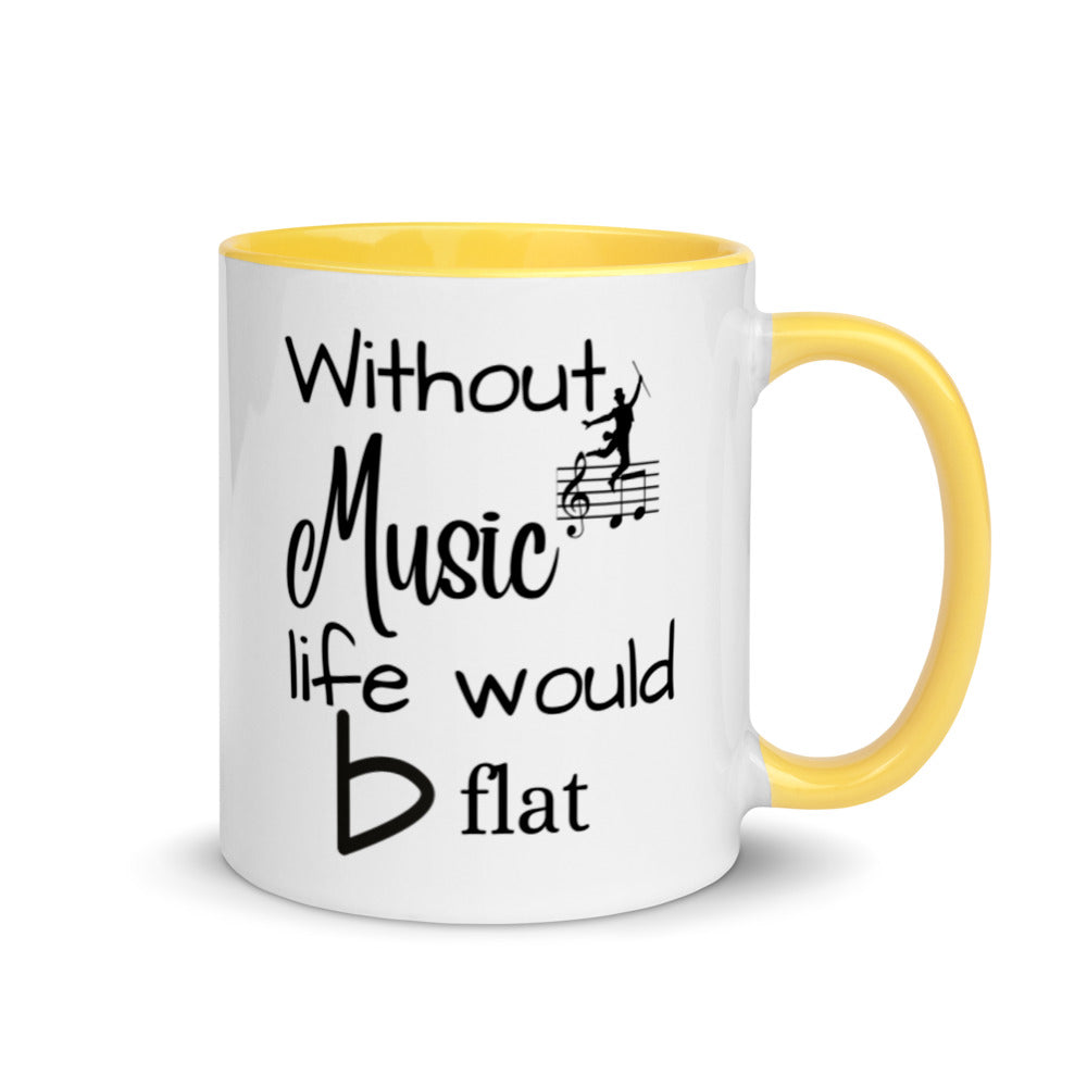 Musician Gift - Without Music Life Would B Flat