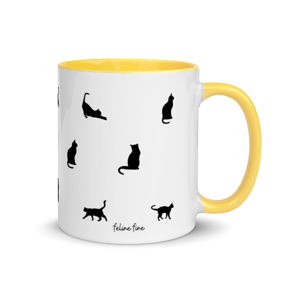 Cat Gift - Black Cat Mug With Pun