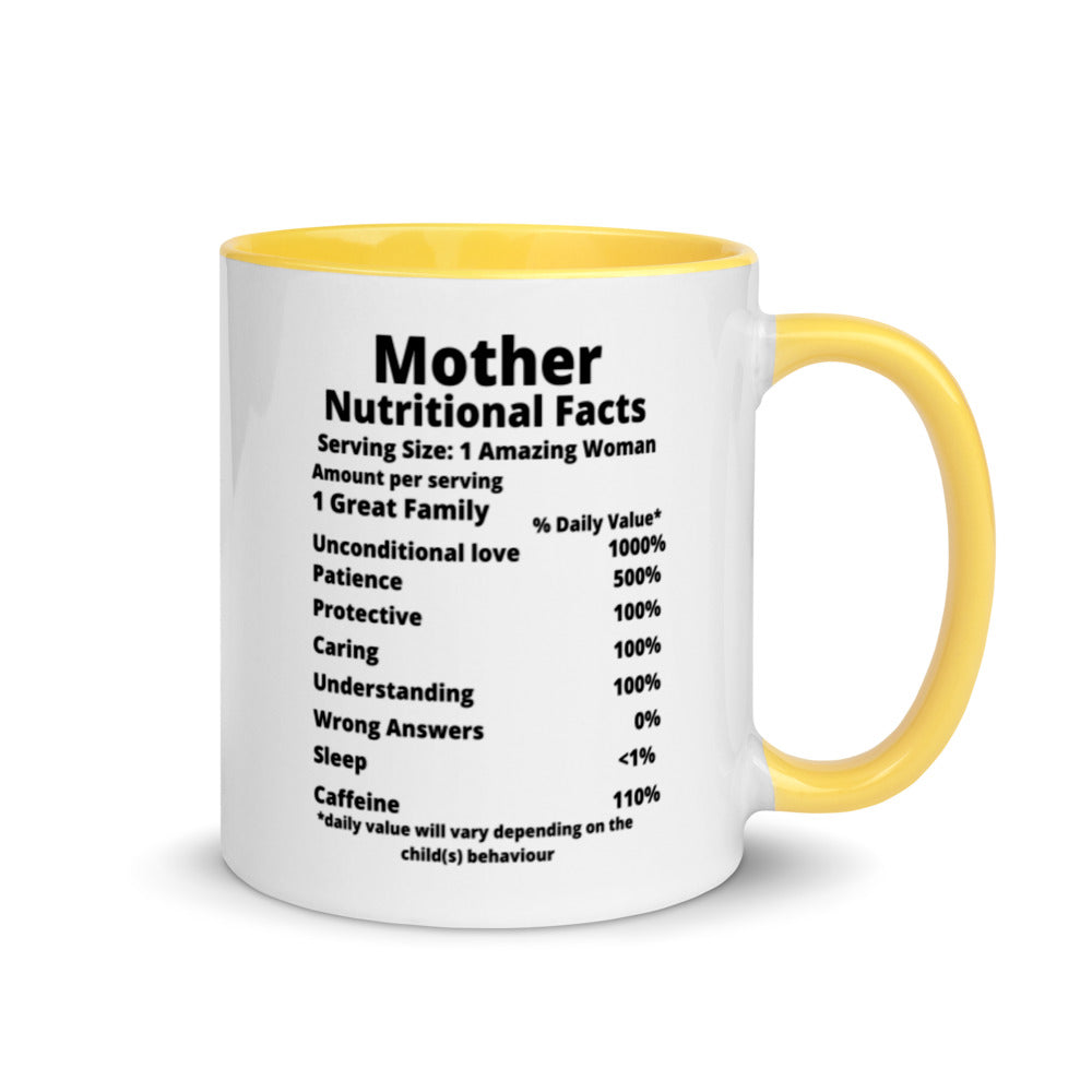 Mother Gift - Mother Mug With Nutritional Facts