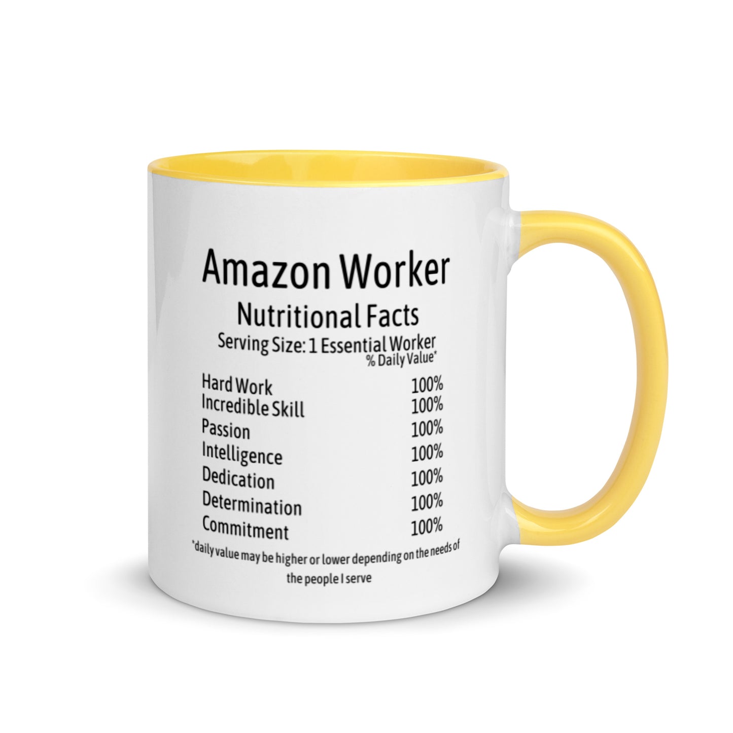 Amazon Worker Mug with Color Inside