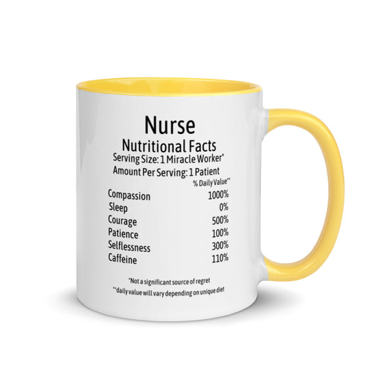 Nurse Mug with Color Inside