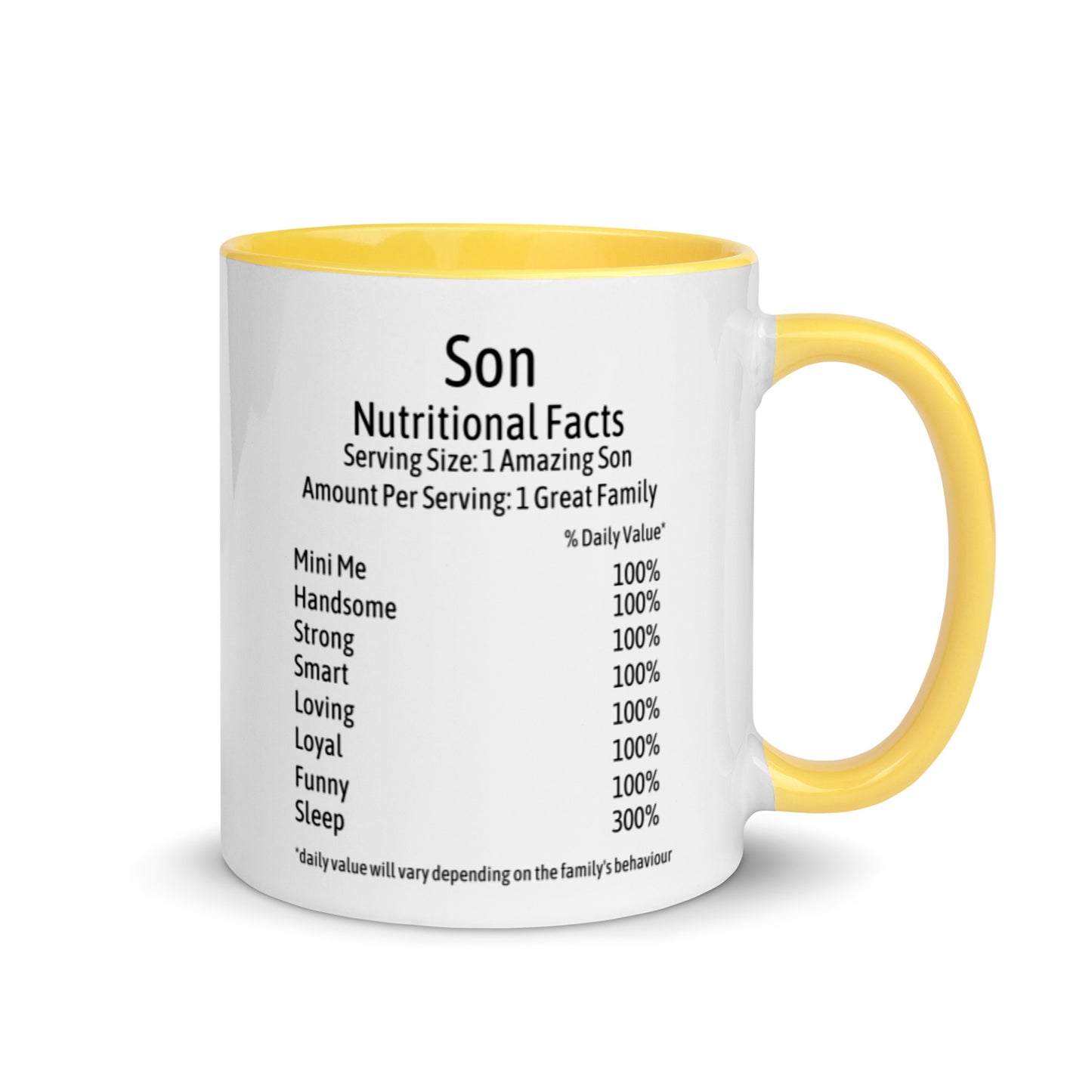 Son Mug with Color Inside