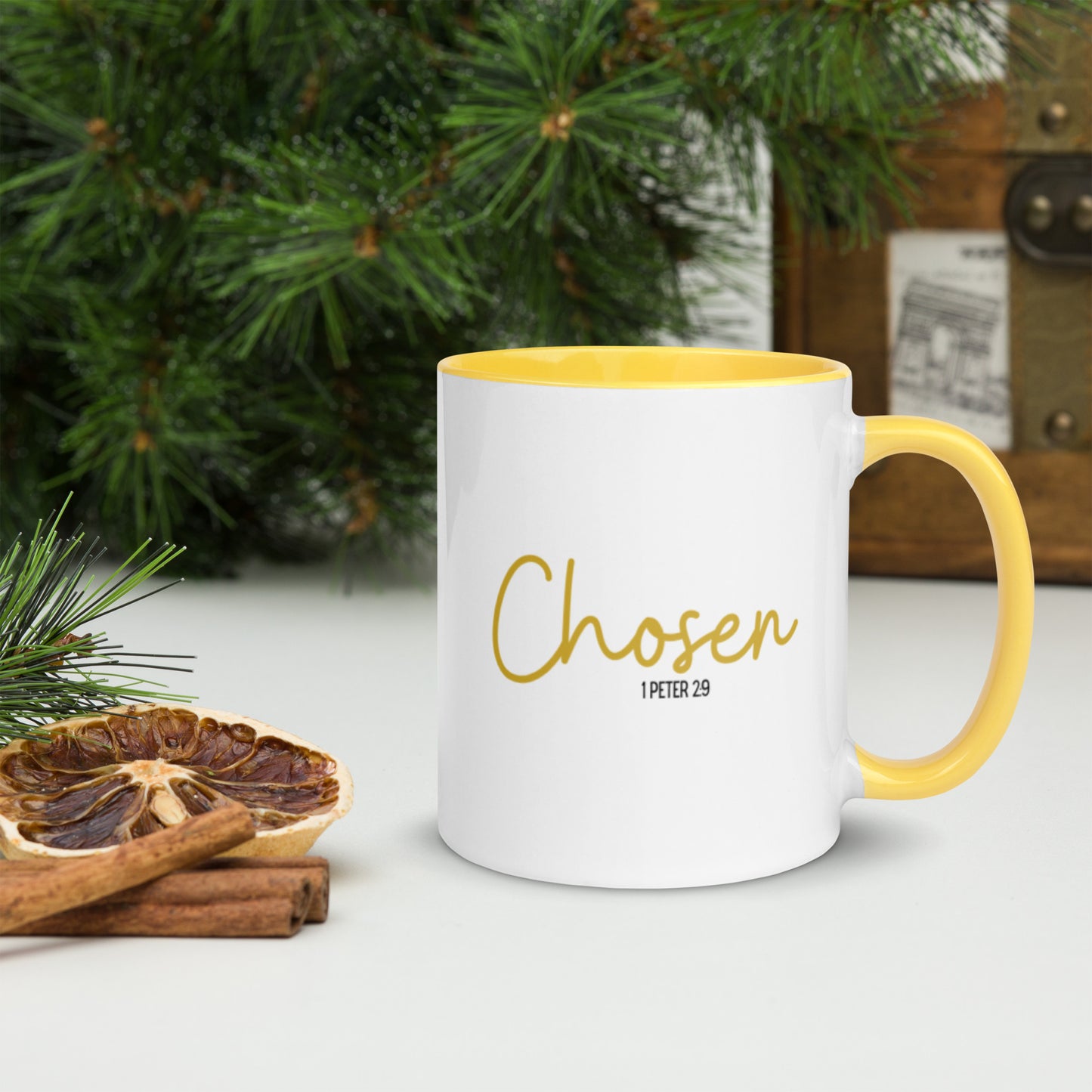 Chosen Mug with Color Inside 1 Peter 2:9